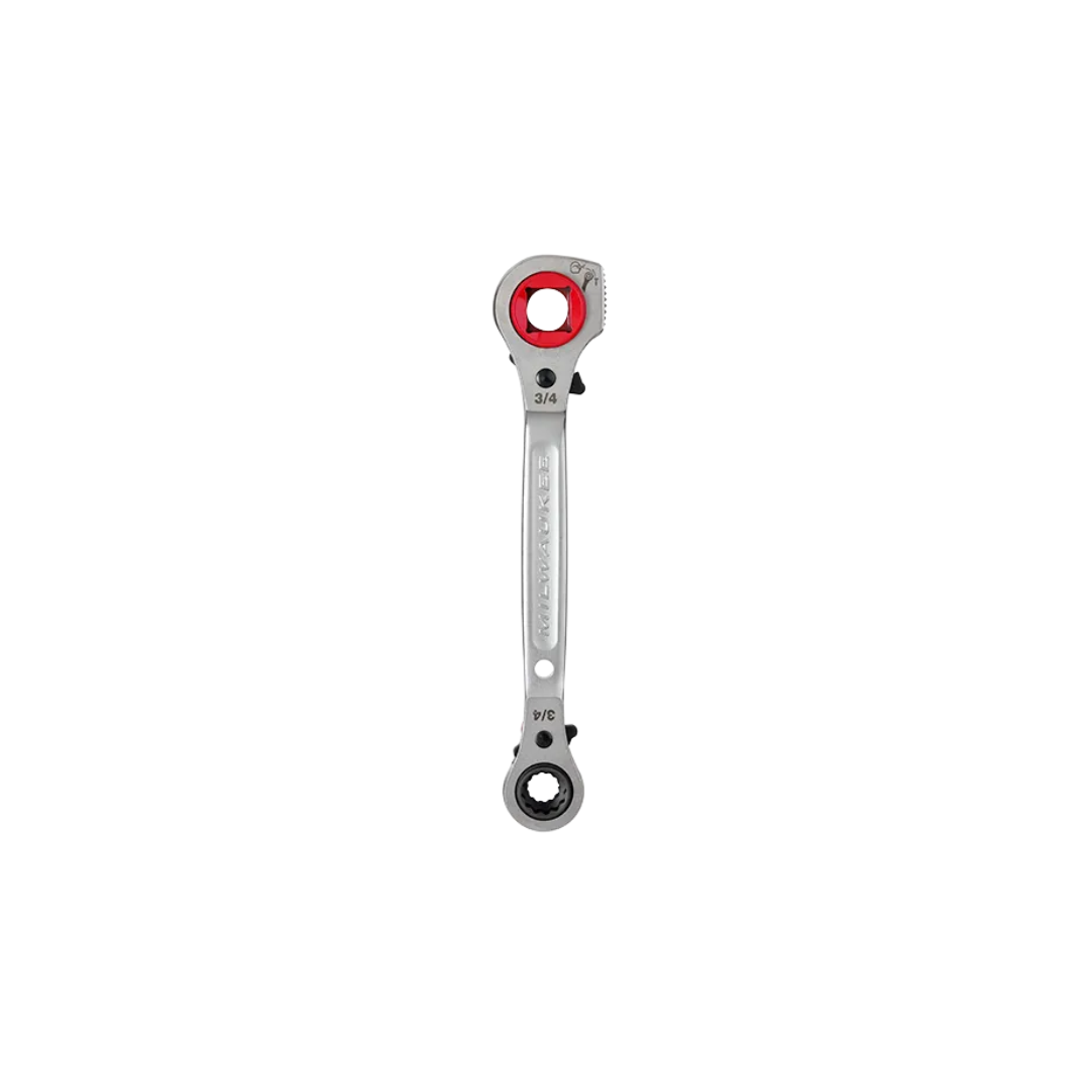 Milwaukee Lineman's 5in1 Ratcheting Wrench with Milled Face from Columbia Safety